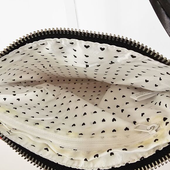 Brighton Love Dove Red and White Cross Body Bag NWT Painted Canvas - Picture 6 of 6